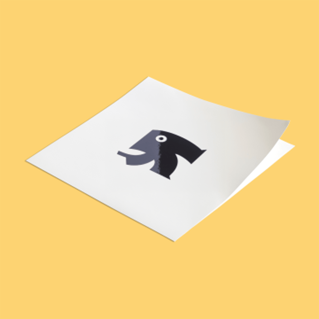 Stickers met Spot-UV lak