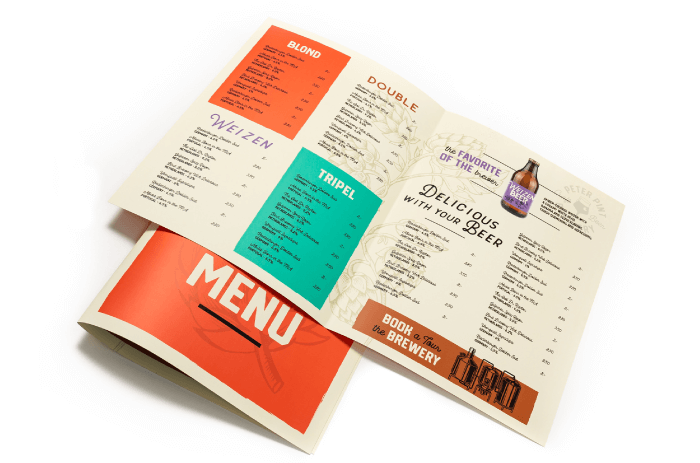 Menukaart ontwerpen best gelezen