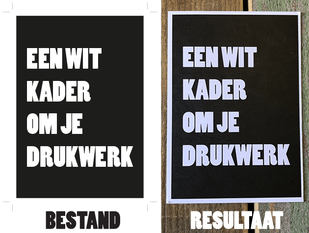Een kader om je drukwerk