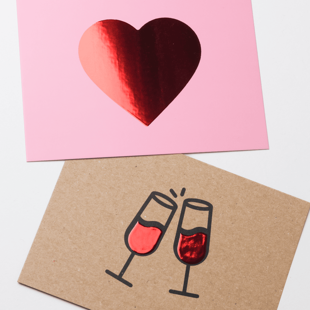 foliedruk rood inspiratie