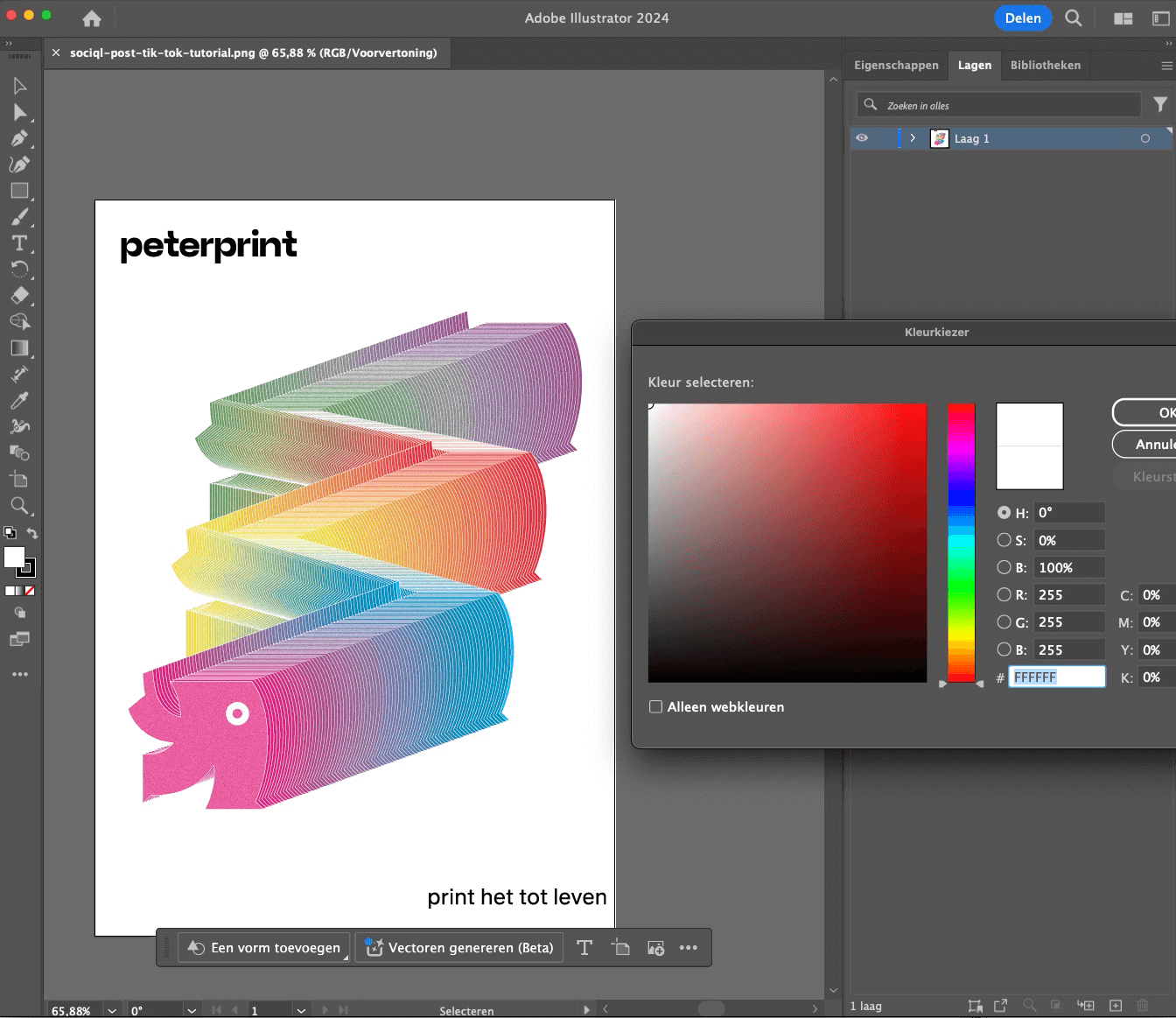 Illustrator interface