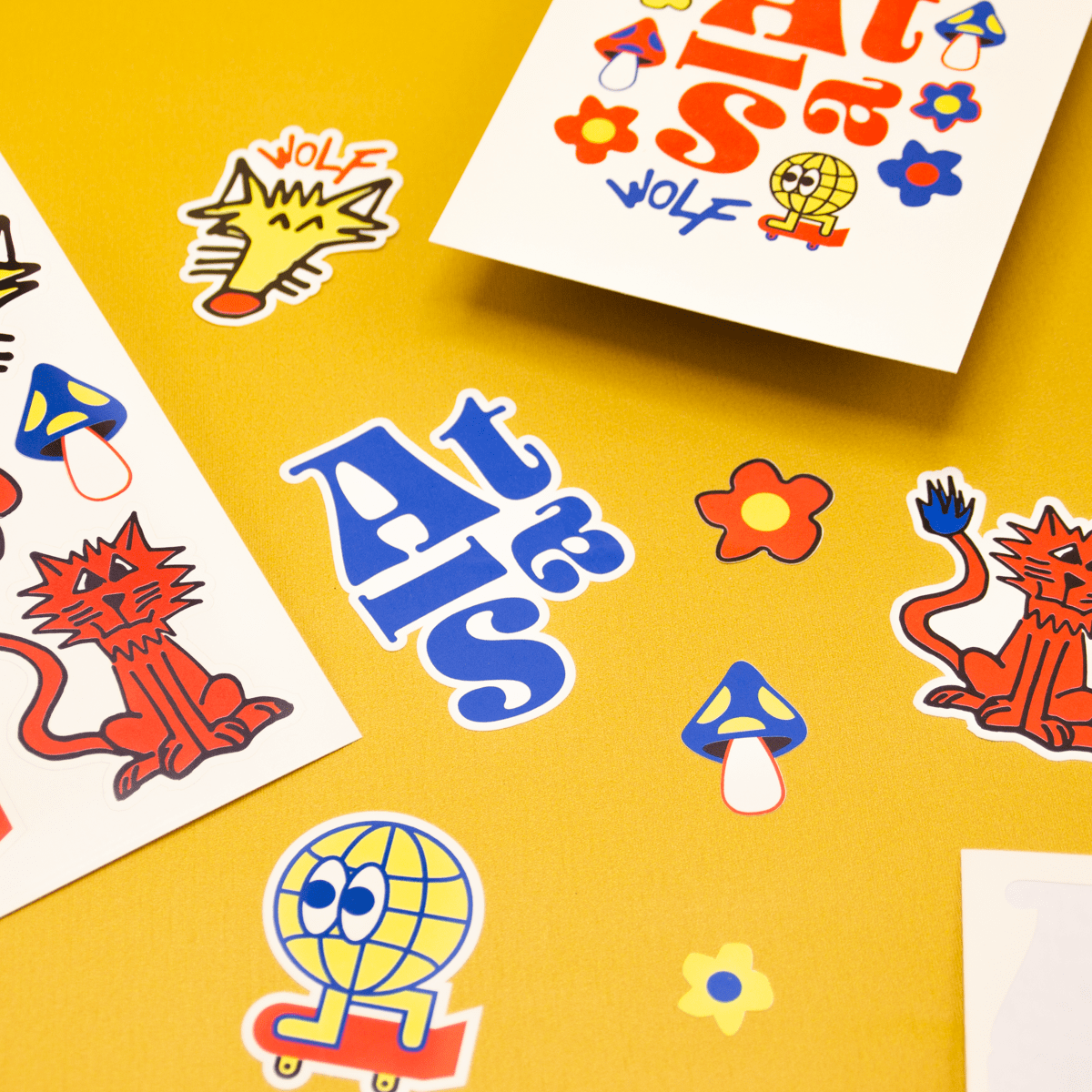 gele stickers Thom Trouwborst